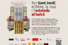  Per Sant Jordi, l'estelada al balcó